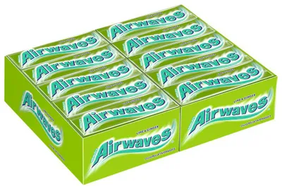 Immagine prodotto di Airwaves 602383 Airwaves Lime & Ginger Kaugummis 30x 10 Dragees