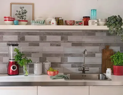 Obrázek produktu pro Samolepicí panel WallTiles Premium Stone mossaic šedý 34,5 x 30 cm