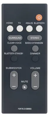 Produktbild von Ersatz Fernbedienung für Yamaha YAS-106 | YAS-107 | YAS-207