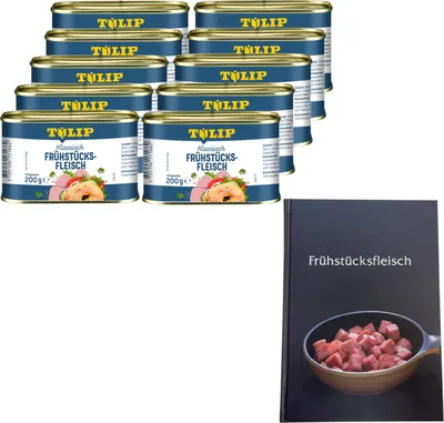 Produktbild von TULIP 10x Frühstücksfleisch Schwein 200g Dänische Delikatesse mit extra Kochbuch