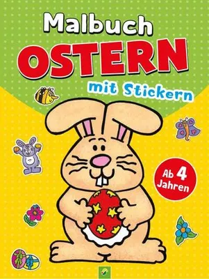 Obrázok produktu pre Malbuch Ostern mit Stickern