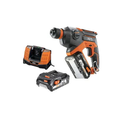 Image de AEG SDS Plus burineur 18V - 2 batteries 2,0Ah - 1 chargeur BBH18C-LI202C