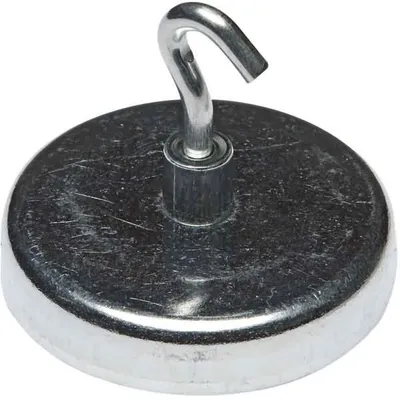 Produktbild von Hakenmagnet Metall 47mm TG 15000 g silber