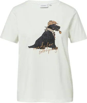 Produktbild von Comma (316) T-Shirt, WHITE 01D8 01D8 42