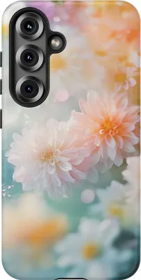 Produktbild von Bunte Dahlienpracht – Handyhülle Kompatibel mit Galaxy S25