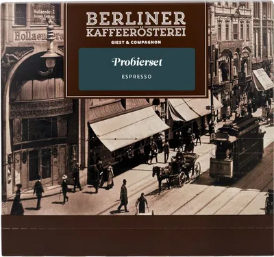 Produktbild von Berliner Kaffeerösterei - Probierset Espresso (8x75g / ganze Bohne)