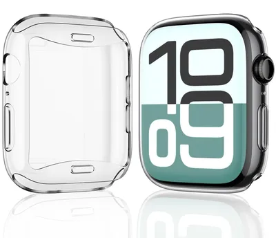 Productafbeelding van Beschermcase voor Apple Watch 10 - 42mm - Transparant - 2 Pack