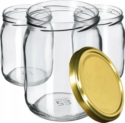 Zdjęcie produktu dla słoik 540ml z zakrętką 8szt. | TO-540