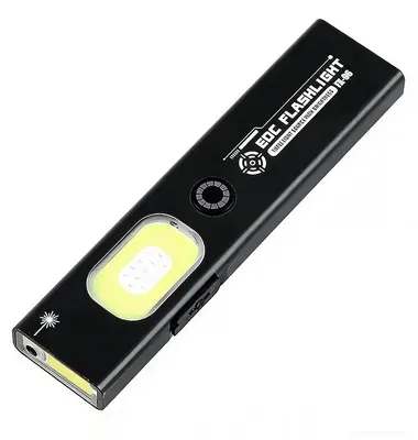 Produktbild von ZELURXX Superhelle Magnetische LED Arbeitsleuchte, Outdoor Handlampe, 600LM, USB Schnellladefunktion, IP44, Aluminium, Schwarz