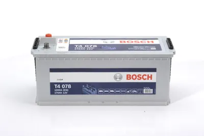 Produktbild von Bosch T4 Starterbatterie 12V 170Ah 1000A Kälteprüfstrom 513x223x223mm