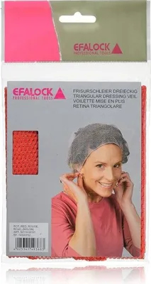 Produktbild von Efalock Frisurenschleier dreieckig rot