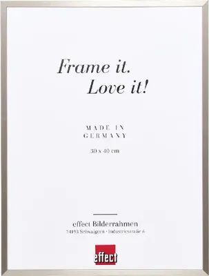 Produktbild von Effect A1 Brandschutzrahmen Alu Serie 2 grau gebürstet 14,8x21 cm Klarglas