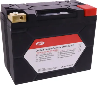 Immagine prodotto di Batteria litio JMT 20Q-FP 12V 6Ah