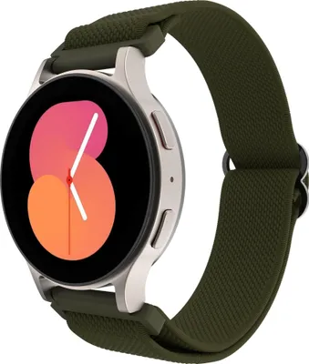 Image de Cazy Bracelet Compatible avec Samsung Galaxy Watch (Urban Textura) – Bracelets de Montre Connectée – Bracelet Universel compatible pour Samsung Galaxy Watch 7 / Watch 6 / Watch 5 / Watch 4 / Watch FE - Vert