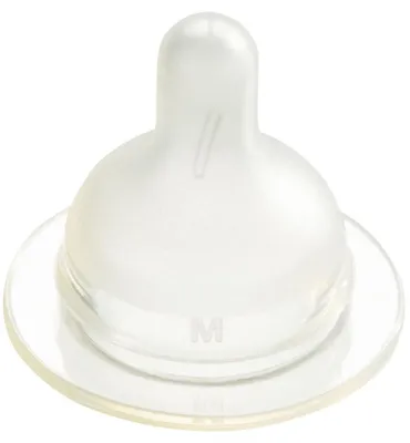 Productafbeelding van Difrax Flesspeen soft breed medium (2 stuks)