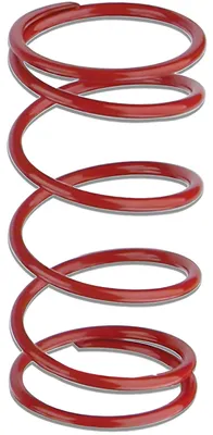 Image de Ressort de rappel arrière Malossi rouge racing, pour Yamaha Aerox 50 Cat, à partir de l'année de fabrication 2003
