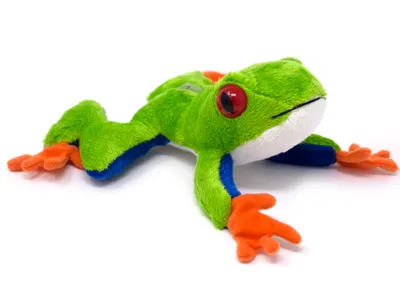 Image de Cornelissen - Doudou - Grenouille aux yeux rouges - 18 cm