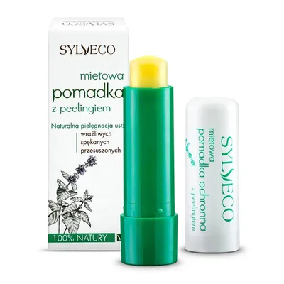 Image de Sylveco Rouge à lèvres à la menthe avec gommage, 4,6 g