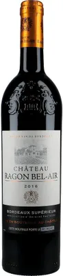 Produktbild von 2015 Château Ragon Bel Air Bordeaux Supérior trocken | 12,5 % vol | 0,75 l