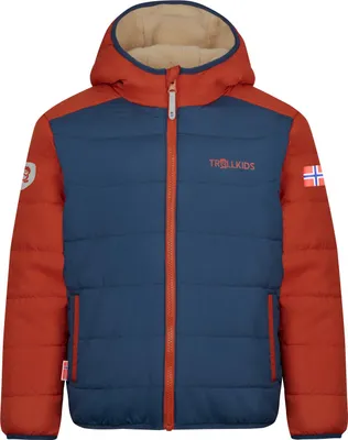 Produktbild von Trollkids Kinder Sandvika Wendejacke desert/mystic blue/red clay 176