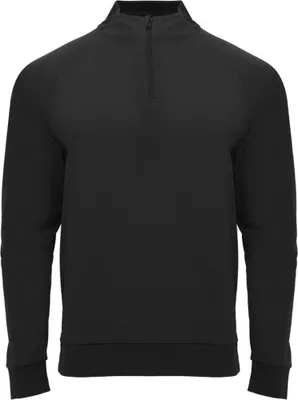 Produktbild von Roly - "Epiro" Sweatshirt mit kurzem Reißverschluss für Kinder Langärmlig PF4418 (164) (Schwarz)