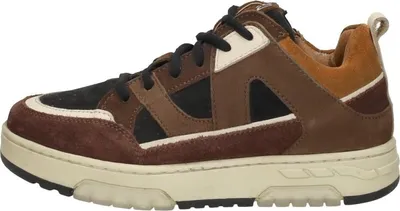 Image de KEQ Veterschoenen Laag  Veterschoenen Laag - Donkerbruin - Maat 32