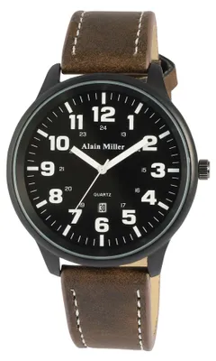 Produktbild von Herrenuhr Kunstleder Datumsanzeige