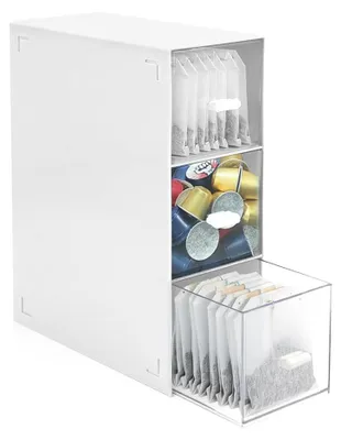 Obrázok produktu pre Solidchoice – Kontajner na čaj a kávové kapsule s 3 priehradkami