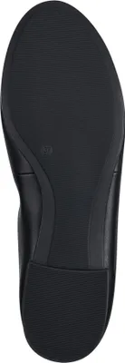 Produktbild von Tamaris Damen Ballerina klassisch Schleife Leder 1-22116-41, Größe:41 EU, Farbe:Schwarz