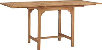 Produktbild von vidaXL Rozkládací zahradní stůl (110-160)x80x75 cm teakový masiv