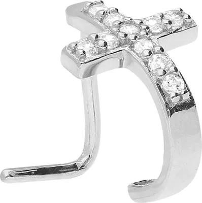 Produktbild von Nasenpiercing, Nasenstecker Chirurgenstahl Nasenstecker KRISTALLKREUZ