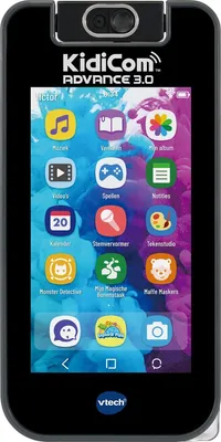 Immagine prodotto di Vtech Telefono Giocattolo Kidicom 3.0 Nero Blu 3 Parti