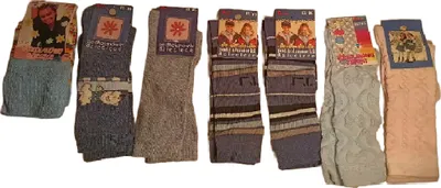 Imagen del producto de Conjunto de 7 pares de calcetines para niños en varios colores y diseños, talla 13-16 cm