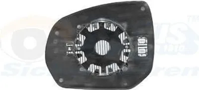 Produktbild von VAN WEZEL Spiegelglas Außenspiegel Rechts passend für PEUGEOT 5008 (0U, 0E) Konvex Beheizbar 4076838