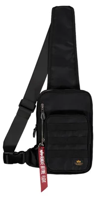 Image de Alpha Industries, sac bandoulière pour homme, noir, taille unique