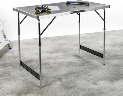 Produktbild von Verstellbare Klapptisch 100 x 60 cm - Zusammenklappbar und Leichtgewicht