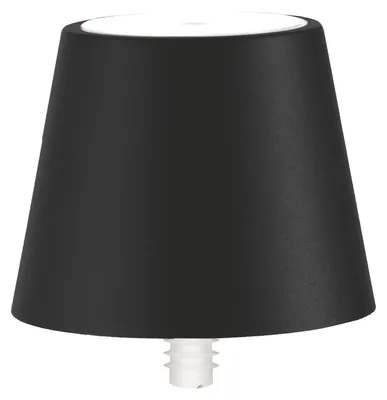 Immagine prodotto di Lampada a led Poldina STOPPER di Zafferano ricaricabile e portatile colore Nero con batteria fino a 12 ore