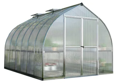 Produktbild von Palram - Canopia Aluminium Gewächshaus Bella 812 Silber 367x244x219 cm