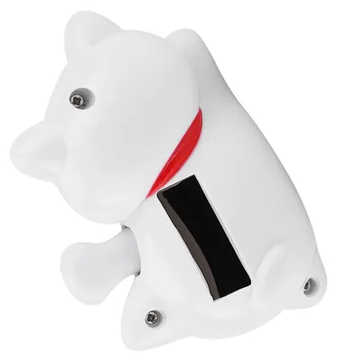 Produktbild von Solar Powered Adorable Lazy Lying Waving Beckoning Fortune Lucky Cat Car Accessories(#1)