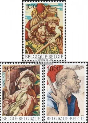 Produktbild von Briefmarken Belgien 1969 Mi 1562-1564 (kompl.Ausg.) postfrisch Wandteppeiche
