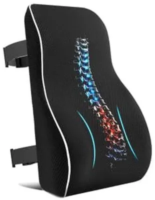 Produktbild von Autolendenstütze – Ergonomisch, schwarz