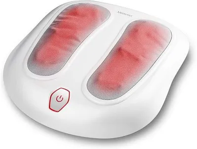 Produktbild von Shiatsu-Fußmassagegerät, elektrisches Rückenmassagegerät, 18 Massageköpfe, Rotlichtfunktion, Wärmefunktion, 2 Geschwindigkeiten, durchblutungsfördernde Massage