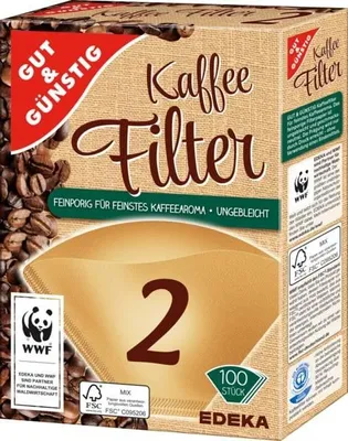 Produktbild von G&G Kaffeefilter Größe 2 100 Stk.
