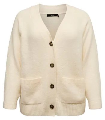 Produktbild von Vero Moda 10335638, Cardigan, Erwachsener, Weiblich, Weiß, M-46/48, Alle Jahreszeiten