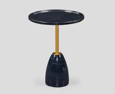 Immagine prodotto di Tavolino nero elegante in marmo Tavolini da caffè moderni
