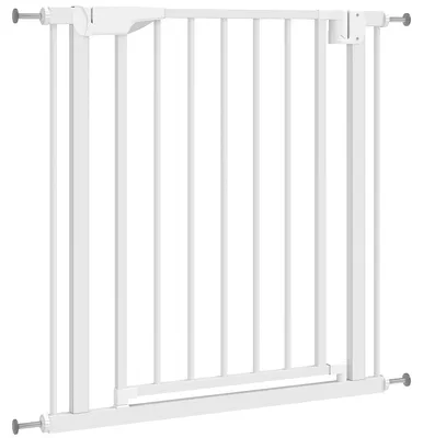 Productafbeelding van PawHut Trappenhek, afschermingshek zonder boren, 76-81 x 76 cm, veiligheidshek