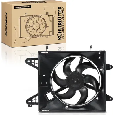 Immagine prodotto di Frankberg 1x radiatore motore monoventola con telaio ventola radiatore Fiat Brava 182 Marea 185 Multipla 1.6L