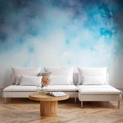 Produktbild von Vlies Fototapete - Cobalt Clouds 200x140 cm Abstrakt f-C-0431-a-a
