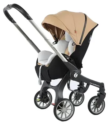 Produktbild von Babywagen, Multifunktional, Zusammenklappbar, Aprikosenfarbe
