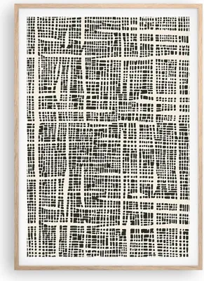 Produktbild von Gerahmtes Poster - Rahmen in heller Eiche - Textur Muster Stück - 70x100 cm - Wand Bild - Wanddeko - Wandbilder - Kunstposter - Wandposter - Bilderrahmen - Bilder - Kunstdruck - P2NPA70x100-4926